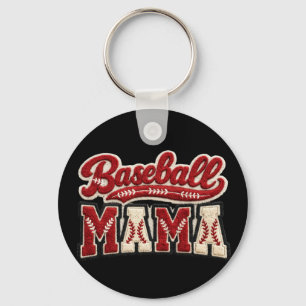 Baseball Mama Key Ring