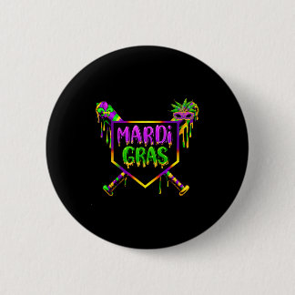 Baseball Mardi Gras Carnival Party Mask Ice Cream 6 Cm Round Badge