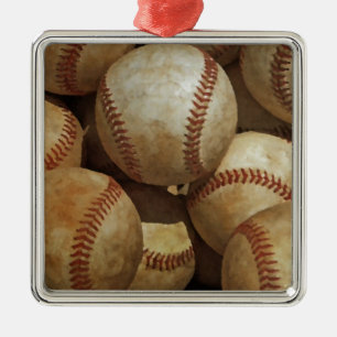 Baseball Metal Ornament