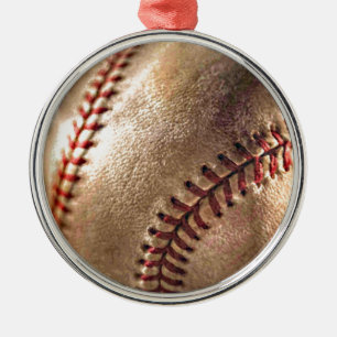 Baseball Metal Tree Decoration