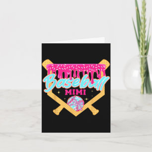 Baseball mimi drip ice cream baseball season card