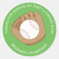 Baseball Mitten and Ball Birthday