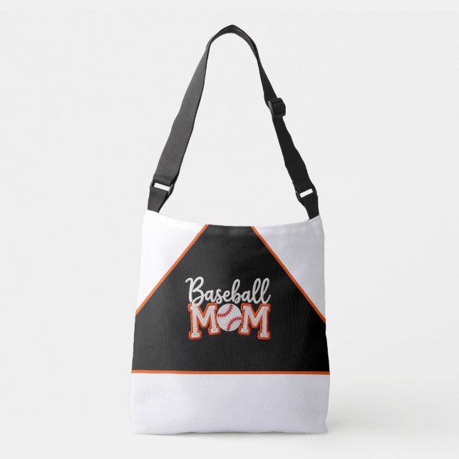 Baseball Mom “Baseball M❤️M” – Baseball Theme Tote (Front)