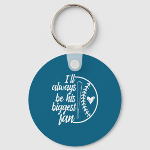 Baseball Mom Baseball Player Baseball Artwork Key Ring