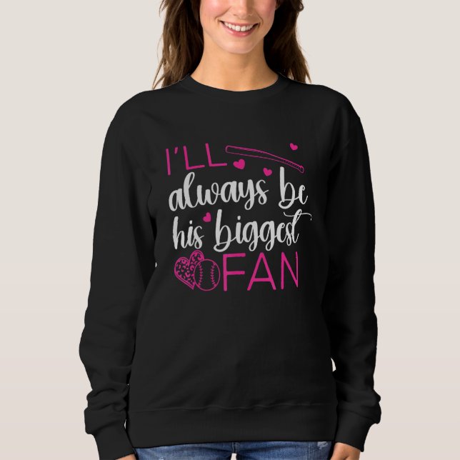 Baseball Mom Baseball Player Baseball Mother 8 Sweatshirt (Front)