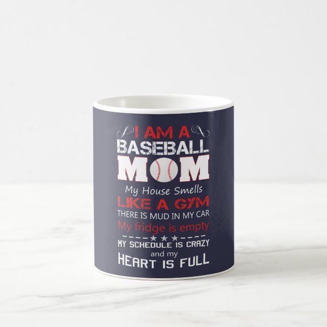BASEBALL MOM COFFEE MUG (Center)