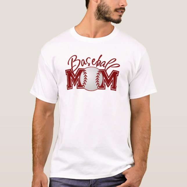 Baseball MOM T-Shirt (Front)