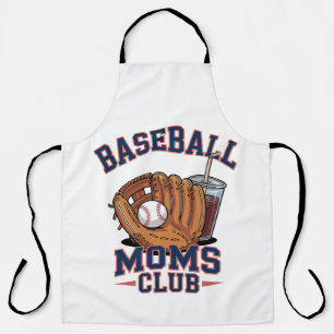 Baseball Moms Club Mother's Day Apron