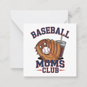 Baseball Moms Club Mother's Day Card