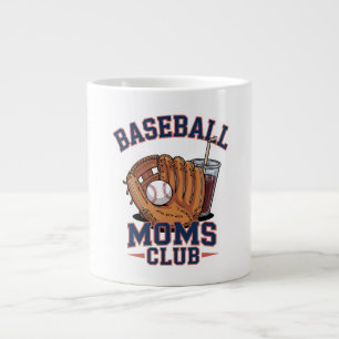 Baseball Moms Club Mother's Day Large Coffee Mug