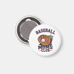 Baseball Moms Club Mother's Day Magnet