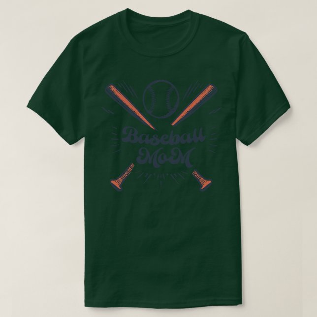 Baseball Mum 4 T-Shirt (Design Front)