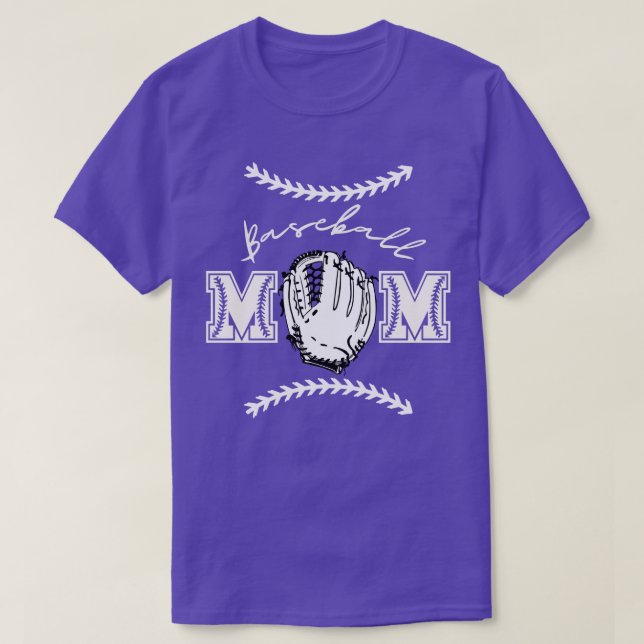 Baseball Mum 6 T-Shirt (Design Front)