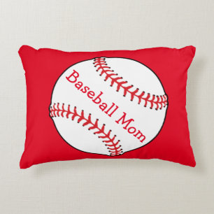 Baseball Mum Accent Pillow