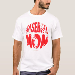 Baseball Mum. Ball Field Mama Mother' Day Mum T-Shirt