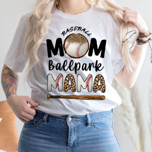Baseball Mum Ballpark Mama T-Shirt