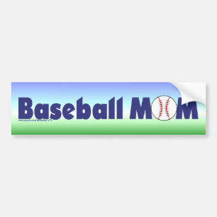 Baseball Mum Bumper Sticker