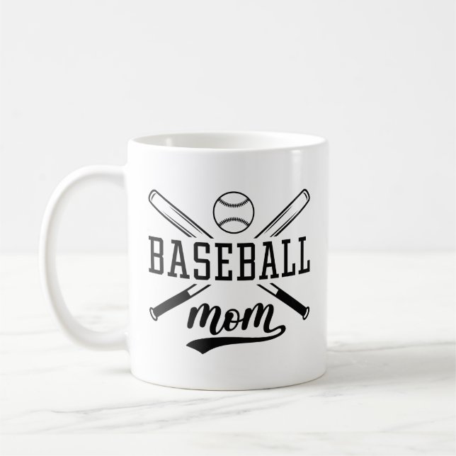 Baseball Mum Coffee Mug (Left)