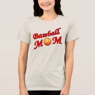 Baseball Mum Cute Tri-Blend Shirt