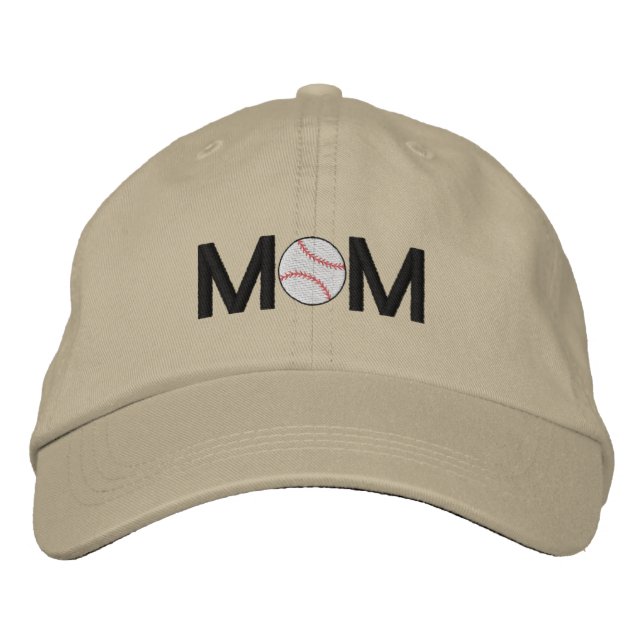 Baseball Mum Embroidered Hat (Front)