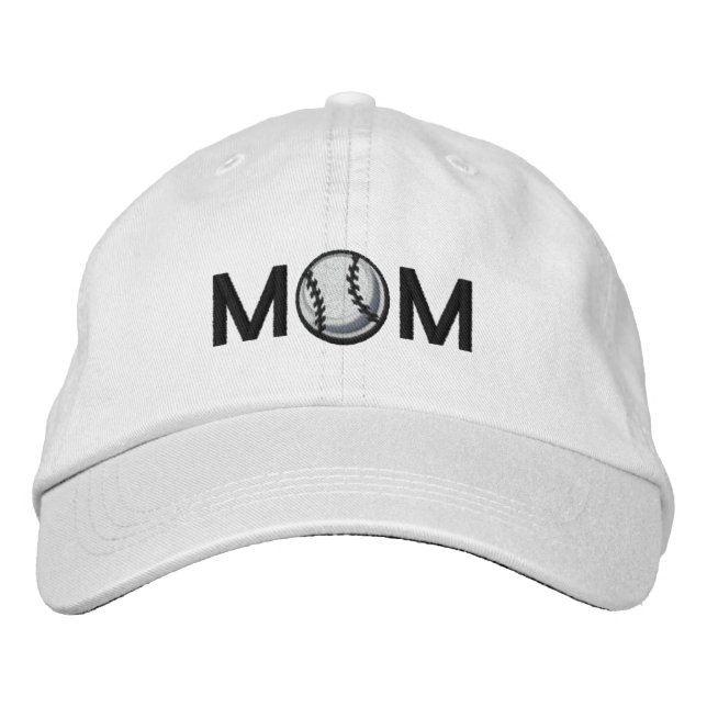 Baseball Mum Embroidered Hat (Front)