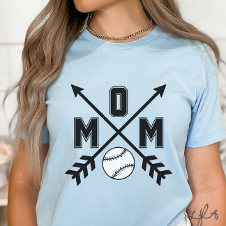 Baseball Mum Game Day Ballpark T-Shirt
