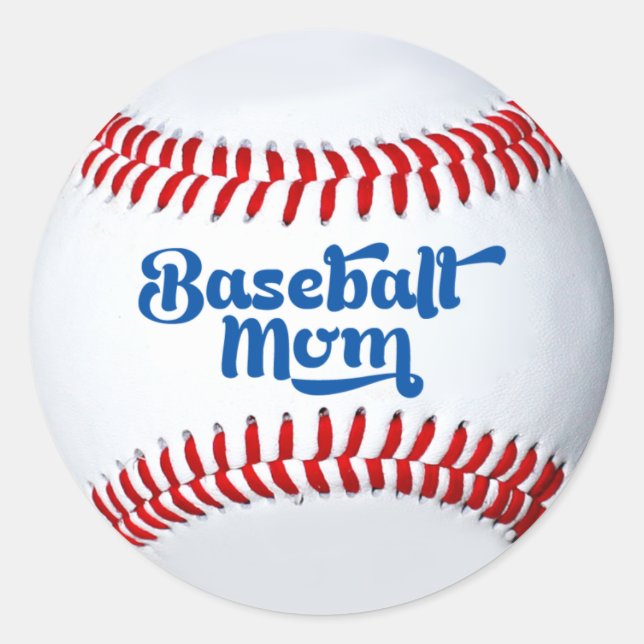 Baseball Mum Gift Sticker (Front)