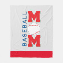Baseball Mum Grey & Blue