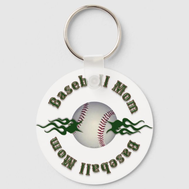 Baseball Mum Key Ring (Front)