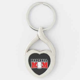 Baseball Mum Key Ring