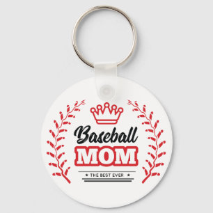 Baseball Mum Key Ring