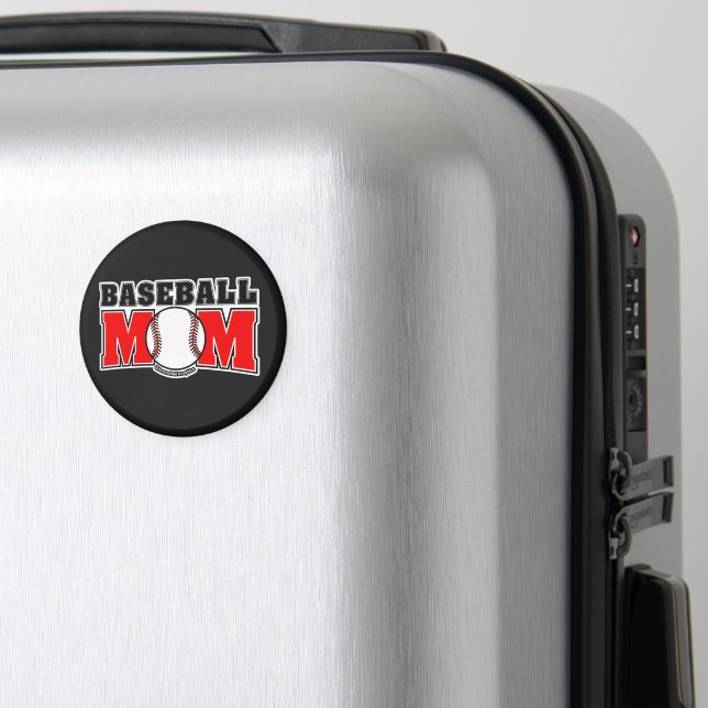 Baseball Mum Magnet (In Situ (Luggage))