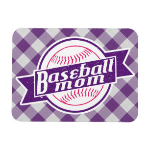 Baseball Mum Magnet