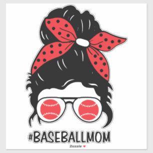 Baseball Mum Messy bun