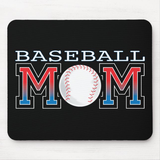 Baseball Mum Mouse Pad (Front)