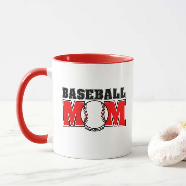 Baseball Mum Mug (With Donut)