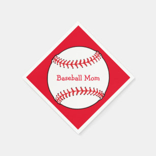 Baseball Mum Paper Napkin