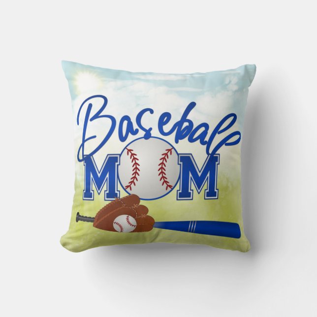 Baseball Mum Pillow (Front)