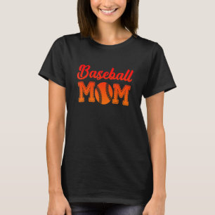 Baseball Mum Pitcher Strikeout Baseball Player T-Shirt