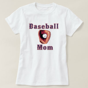 Baseball Mum...Powered by Caffeine with Name T-Shirt
