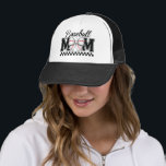 Baseball Mum Retro Mama Coquette Bow Trucker Hat<br><div class="desc">Baseball Mum Retro Mama Coquette Bow Hat
Cheer on your favourite player with this Coquette Bow Retro Mama Baseball Hat! Perfect for any season! These designs are great gifts for family,  friends,  or coworkers.</div>