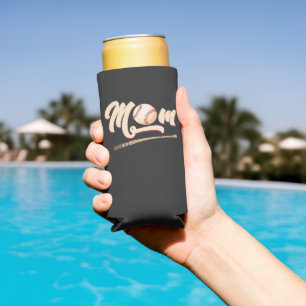 Baseball Mum Seltzer Can Cooler