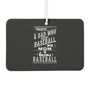 Baseball Mum Shirt Car Air Freshener
