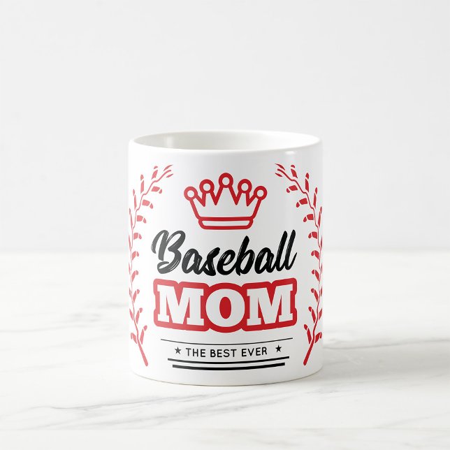 Baseball Mum Shirt The Best Ever Crown  Coffee Mug (Creator Uploaded)