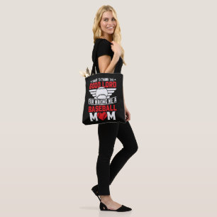 Baseball Mum Sports Parent Game Day Mother Tote Bag