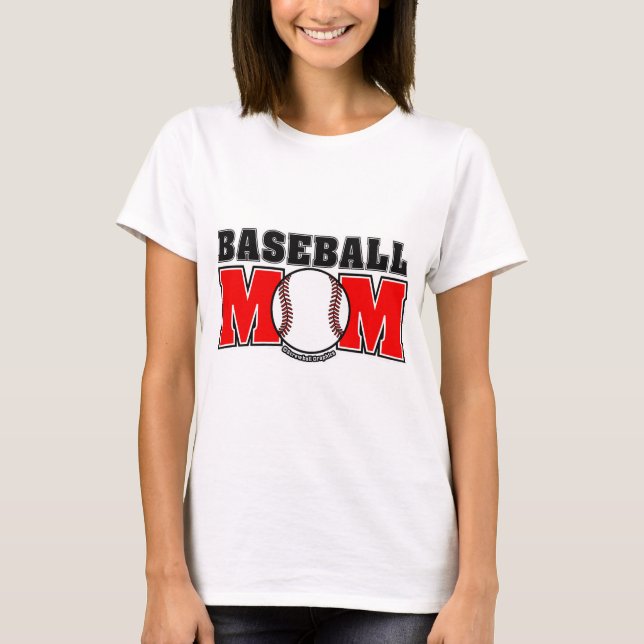 Baseball Mum T-Shirt (Front)