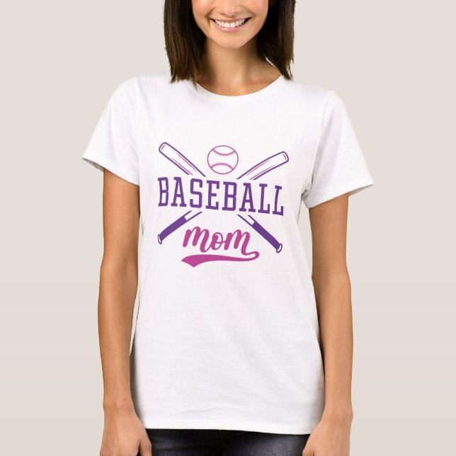 Baseball Mum T-Shirt (Front)