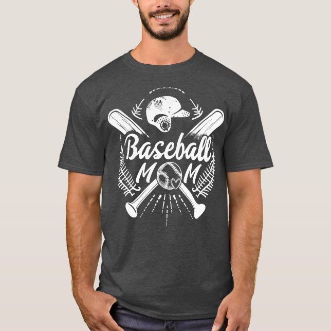 Baseball Mum T-Shirt (Front)