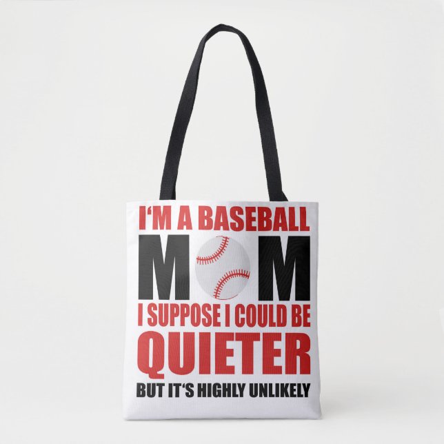Baseball mum tote bag (Front)