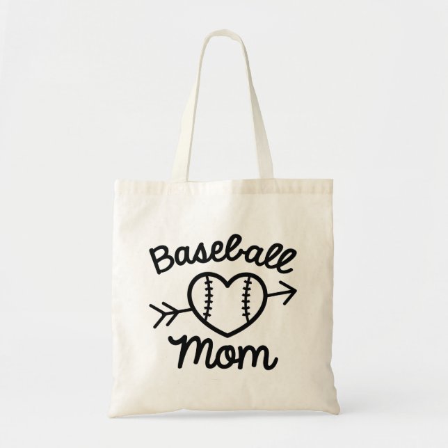 Baseball Mum Tote Bag (Front)